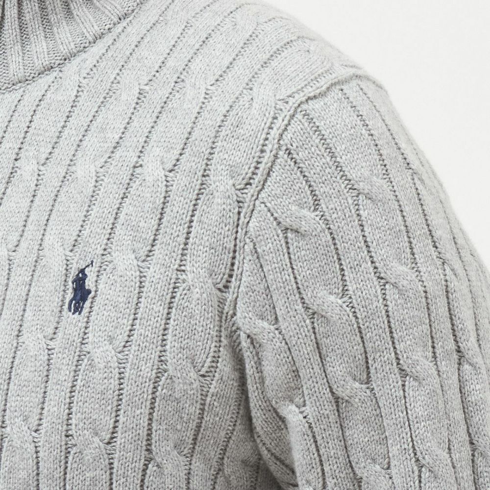 ポロ ラルフローレン POLO RALPH LAUREN メンズ ボーイズライン ニット セーター ハーフジップ プルオーバー ケーブルニット コットンニット 323868894