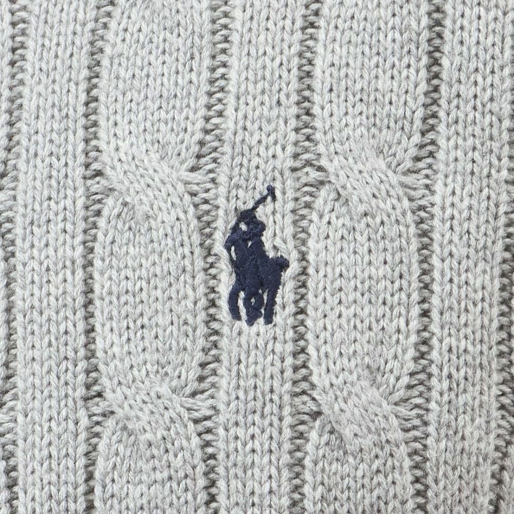 ポロ ラルフローレン POLO RALPH LAUREN メンズ ボーイズライン ニット セーター ハーフジップ プルオーバー ケーブルニット コットンニット 323868894