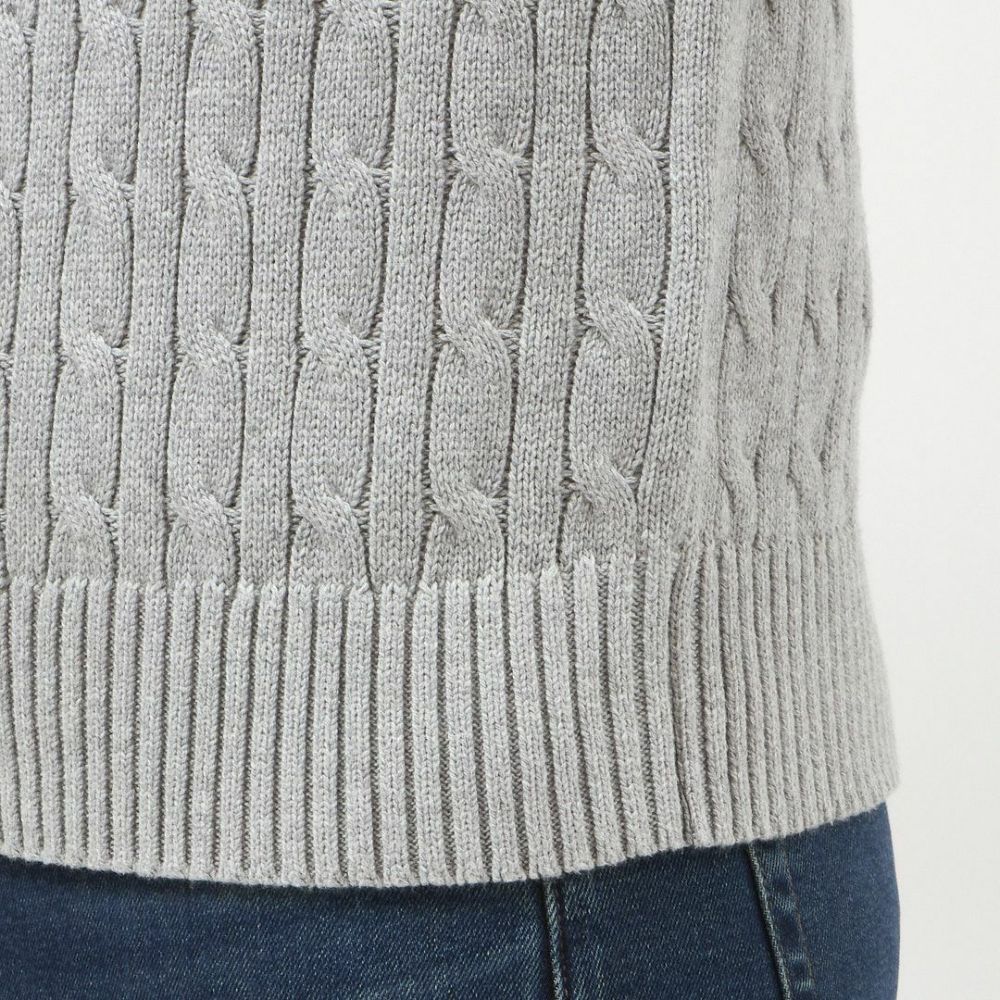 ポロ ラルフローレン POLO RALPH LAUREN メンズ ボーイズライン ニット セーター ハーフジップ プルオーバー ケーブルニット コットンニット 323868894