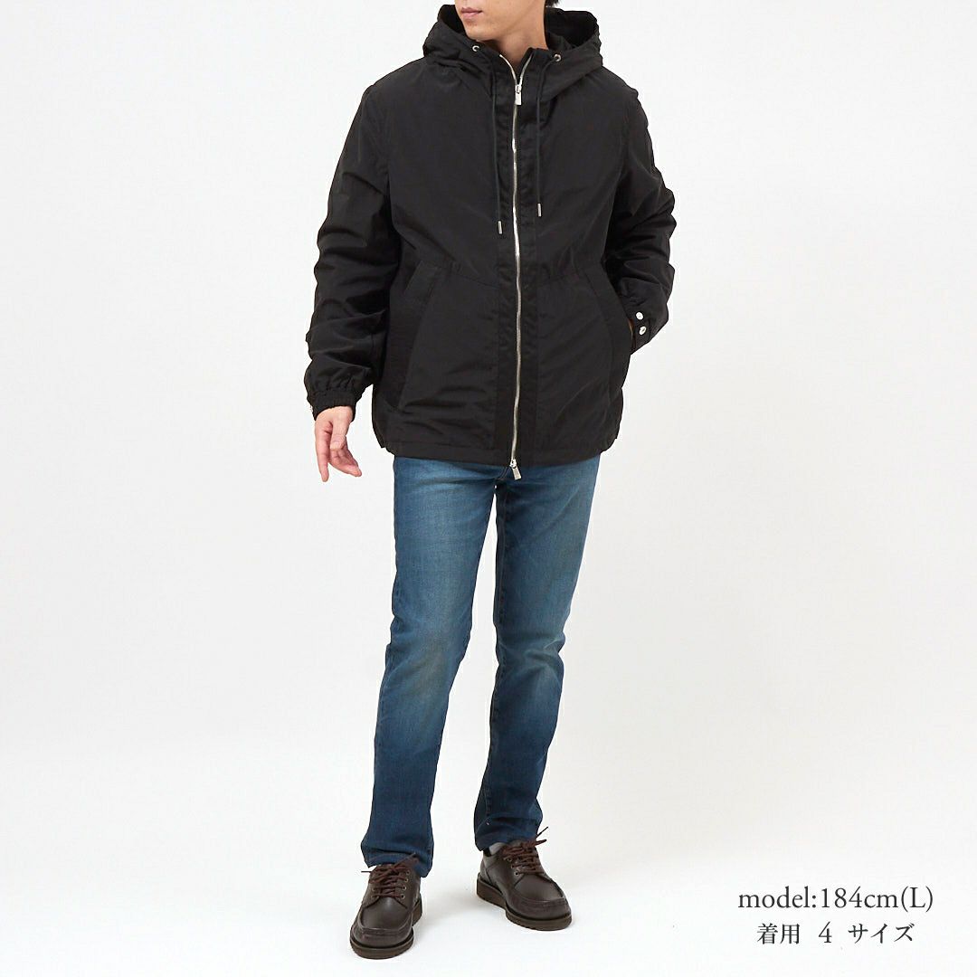 タトラス TATRAS メンズ ブルゾン フード付きジップアップパーカー PESCO ペスコ MJXA0088033588 BLACK