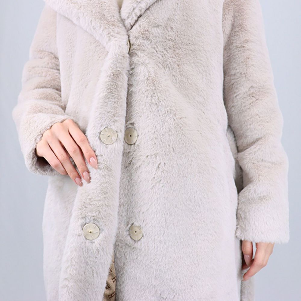 ヘルノ HERNO ロングコート エコファーコート CAPROTTO CA000586D 12422 1985 CHANTILLY