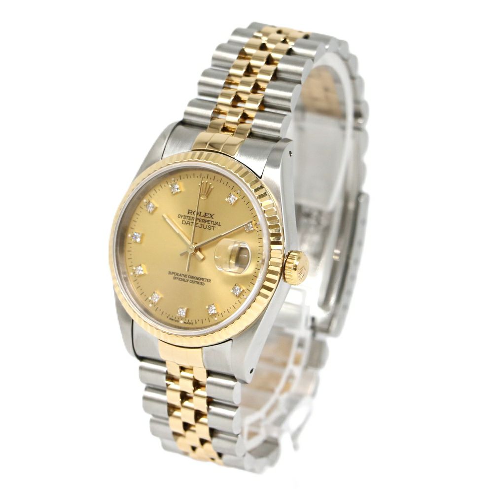 【リユース品】 ロレックス ROLEX 腕時計 メンズウォッチ デイトジャスト 16233G 文字盤：シャンパン 【お取り寄せ】