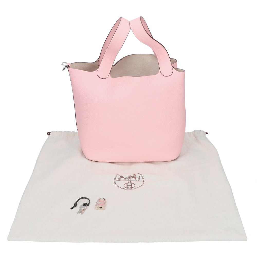 【リユース品】 エルメス HERMES バッグ ハンドバッグ ピコタンロックMM モーヴシルベストル/シルバー金具 【お取り寄せ】