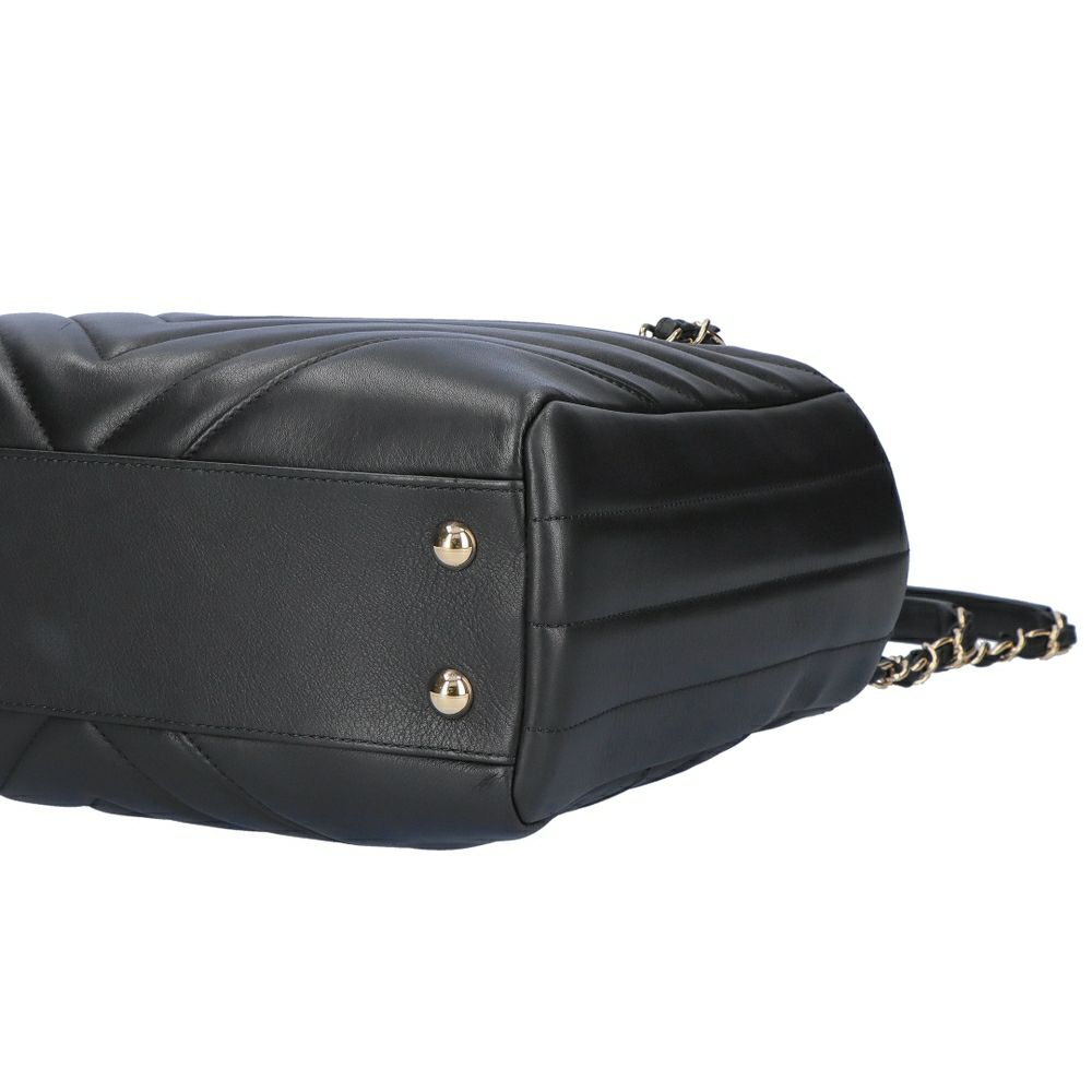 【リユース品】 シャネル CHANEL バッグ トートバッグ Vステッチチェーントートバッグ A91642 ブラック/ゴールド金具 【お取り寄せ】