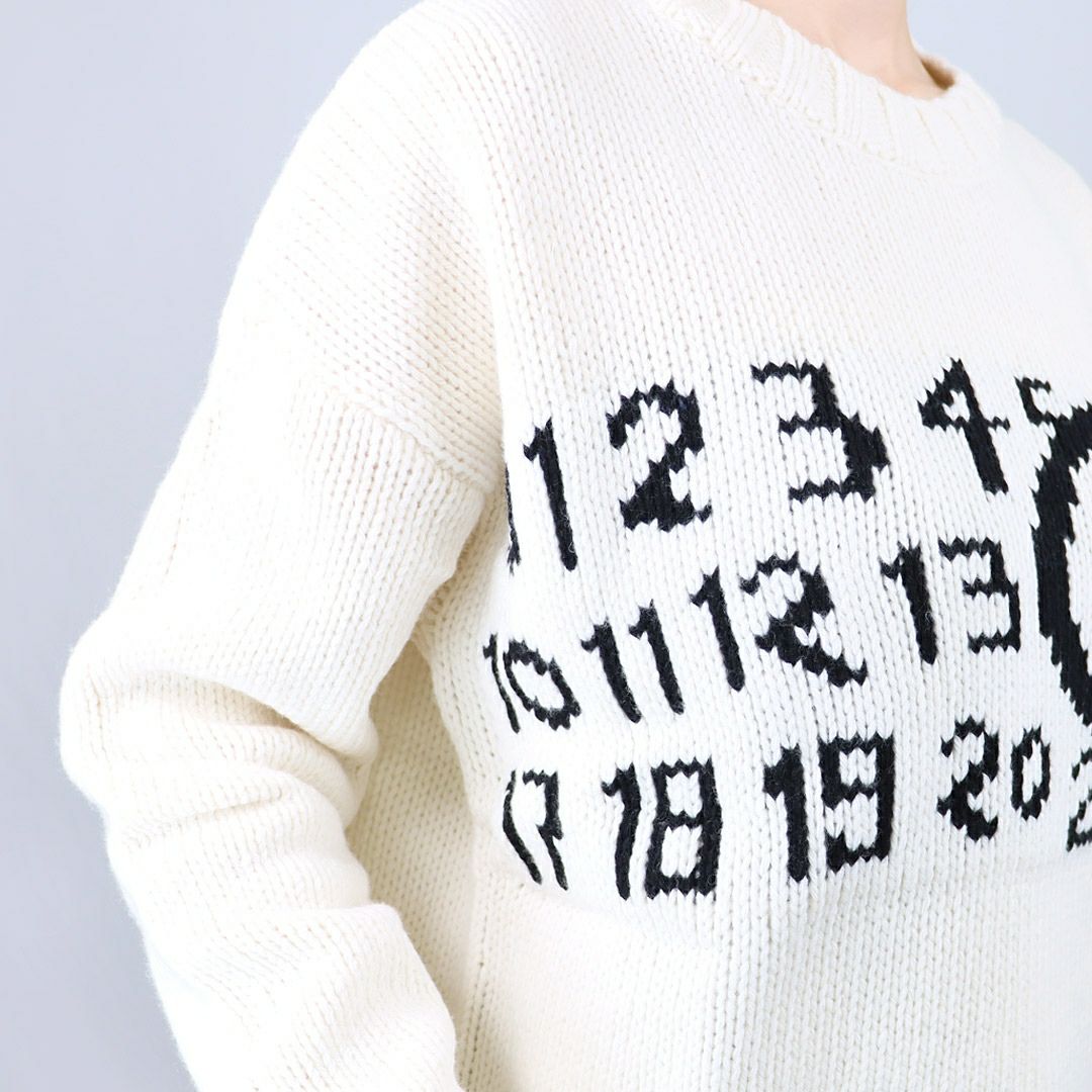 エムエムシックス メゾンマルジェラ MM6 MAISON MARGIELA キッズセーター レディースセーター ロゴニット MM6K49U-M60882