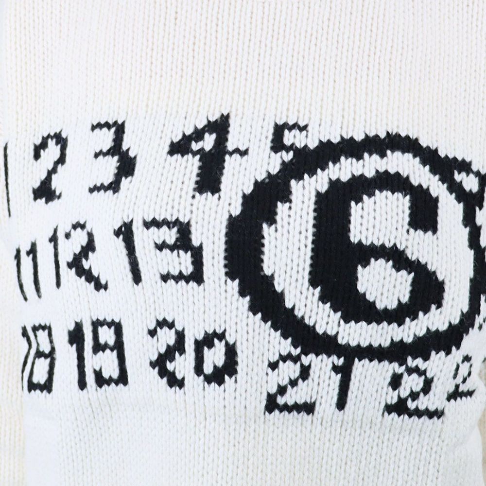 エムエムシックス メゾンマルジェラ MM6 MAISON MARGIELA キッズセーター レディースセーター ロゴニット MM6K49U-M60882