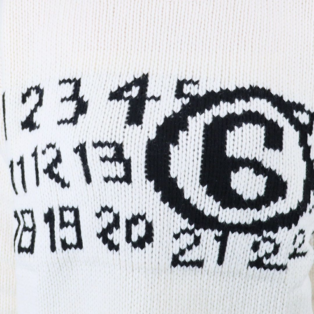 エムエムシックス メゾンマルジェラ MM6 MAISON MARGIELA キッズセーター レディースセーター ロゴニット MM6K49U-M60882