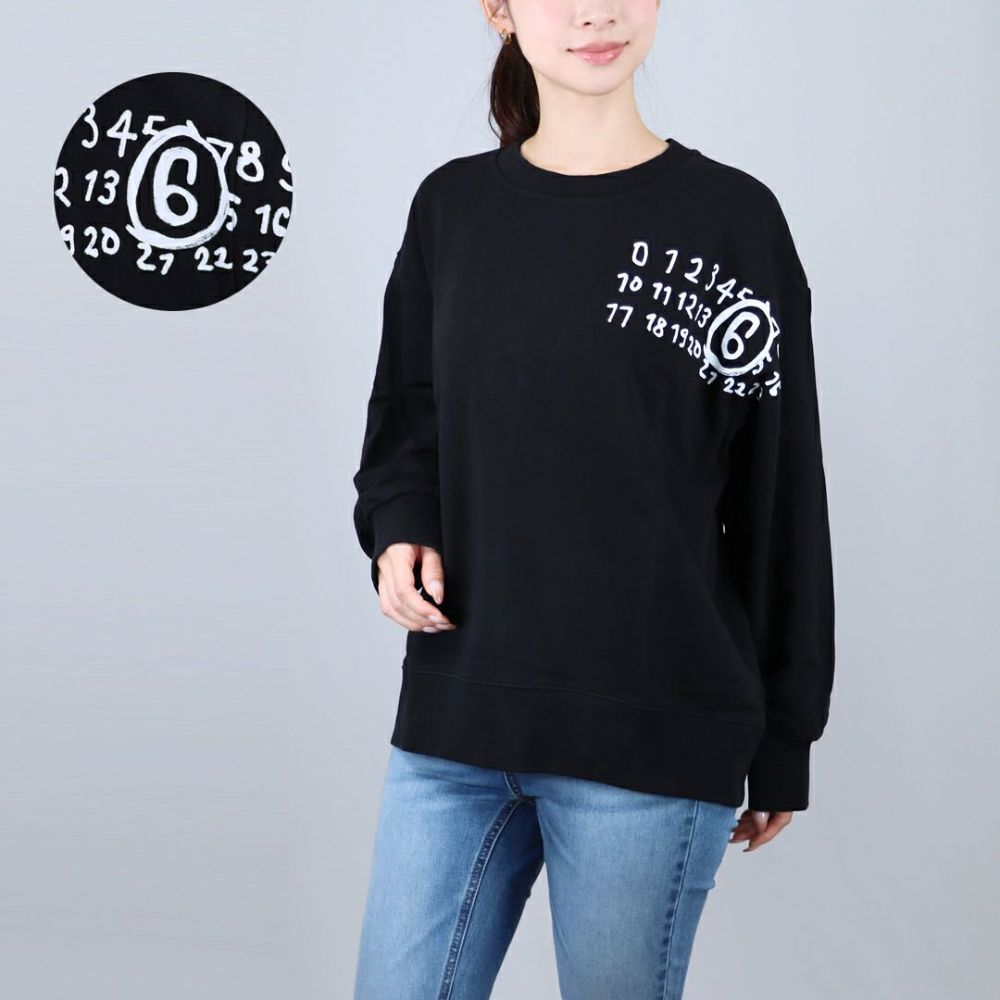 エムエムシックス メゾンマルジェラ MM6 MAISON MARGIELA キッズトレーナー レディーストレーナー スウェット MM6S118U-M60896