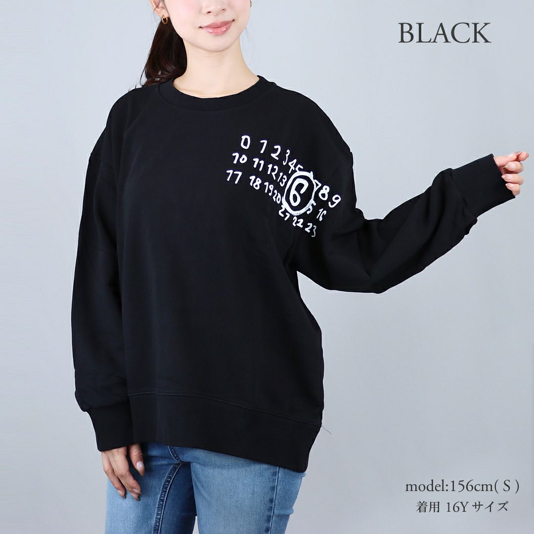 エムエムシックス メゾンマルジェラ MM6 MAISON MARGIELA キッズトレーナー レディーストレーナー スウェット MM6S118U-M60896