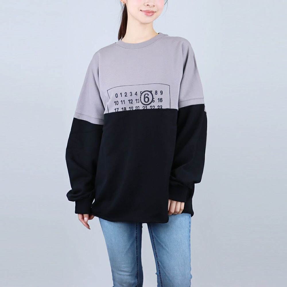 エムエムシックス メゾンマルジェラ MM6 MAISON MARGIELA キッズトレーナー レディーストレーナー スウェット MM6S115U-M60870