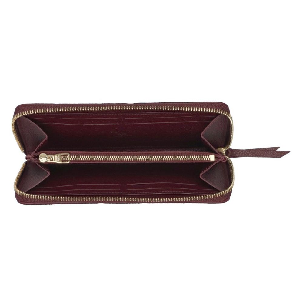 ルイヴィトン LOUIS VUITTON 長財布 アンプラント M25815 ポルトフォイユ・クレマンス グレナレッド