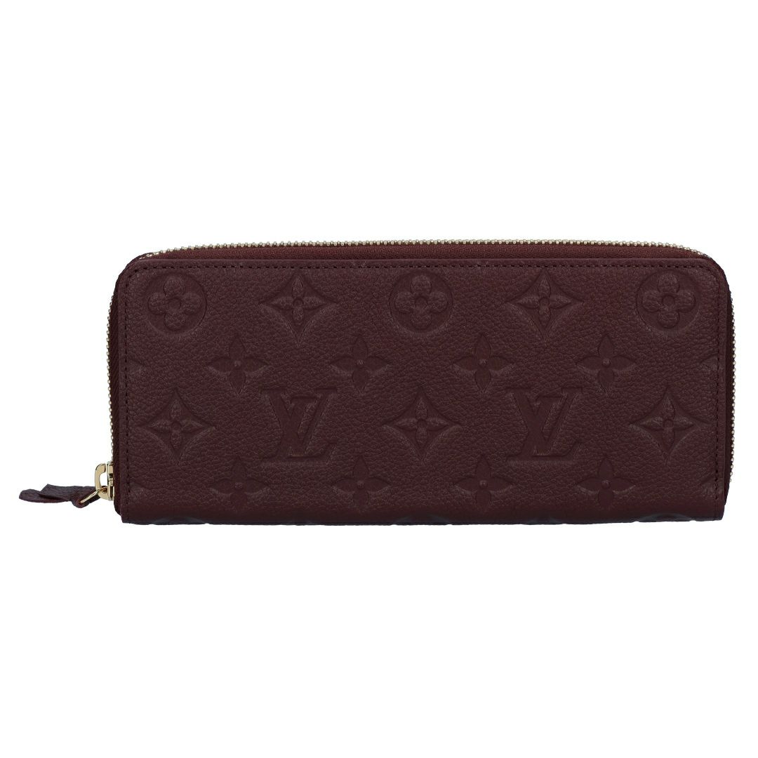 ルイヴィトン LOUIS VUITTON 長財布 アンプラント M25815 ポルトフォイユ・クレマンス グレナレッド