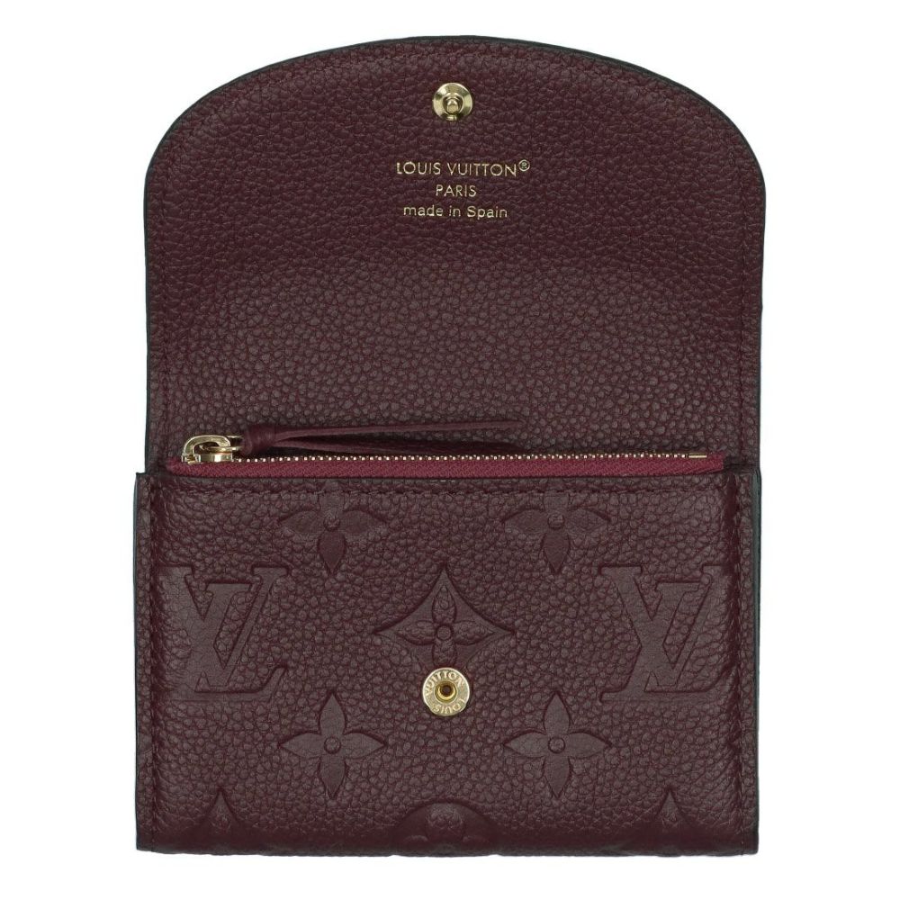 ルイヴィトン LOUIS VUITTON 折財布 二つ折財布 コンパクトウォレット アンプラント M25810 ポルトモネ・ロザリ グレナレッド