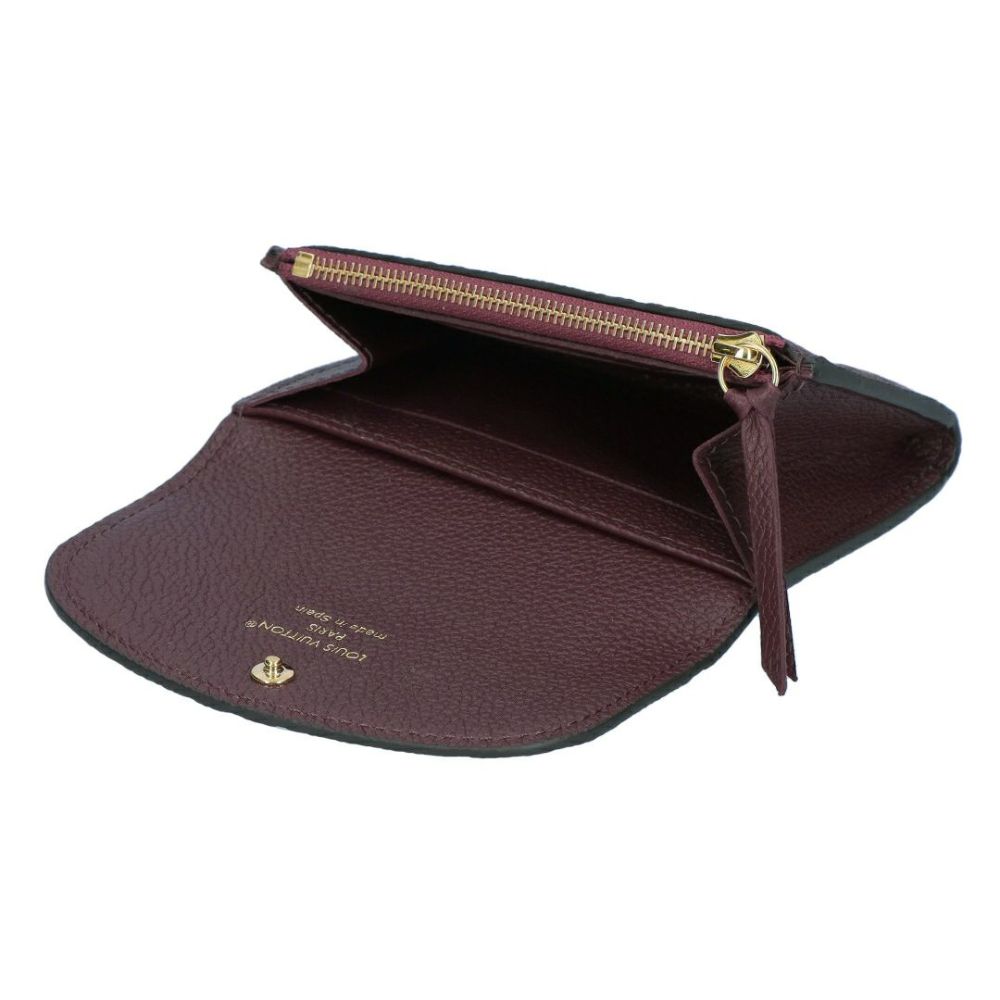 ルイヴィトン LOUIS VUITTON 折財布 二つ折財布 コンパクトウォレット アンプラント M25810 ポルトモネ・ロザリ グレナレッド