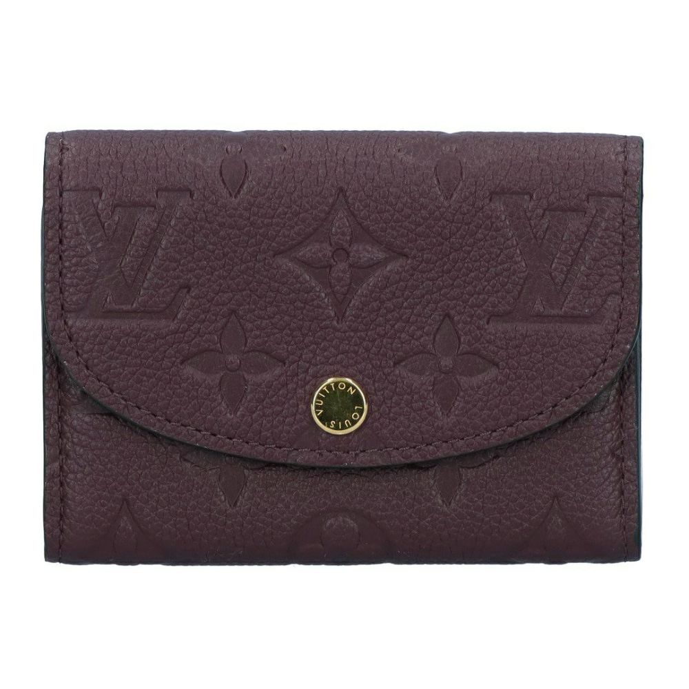 ルイヴィトン LOUIS VUITTON 折財布 二つ折財布 コンパクトウォレット アンプラント M25810 ポルトモネ・ロザリ グレナレッド