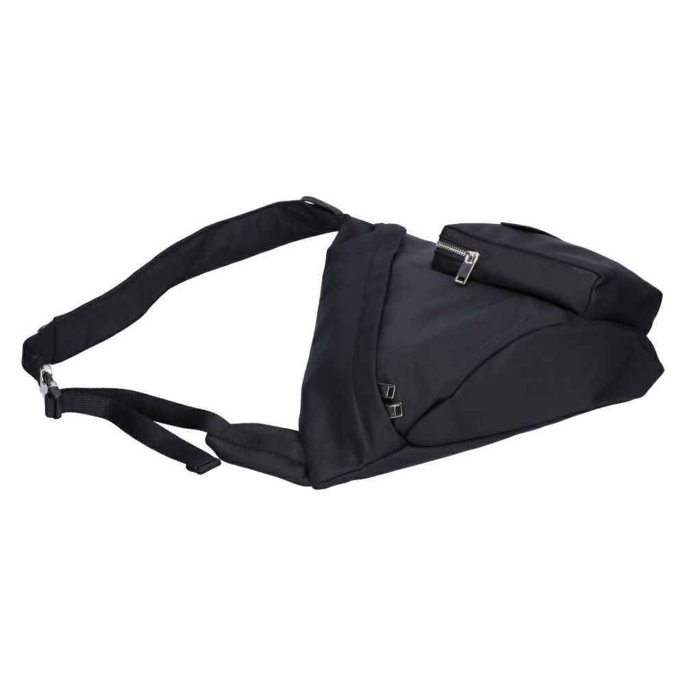 エムエムシックス メゾンマルジェラ MM6 MAISON MARGIELA ショルダーバッグ ボディバッグ クロスボディ ポケットナイロンスリングバッグ ジャパニーズ SB5WG0019P8504 T8013 BLACK