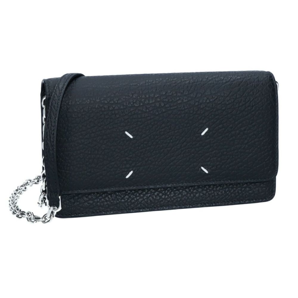 メゾンマルジェラ MAISON MARGIELA チェーンウォレット ショルダーバッグ 4ステッチ SA3UI0008 P4455 ブラック(T8013 BLACK)