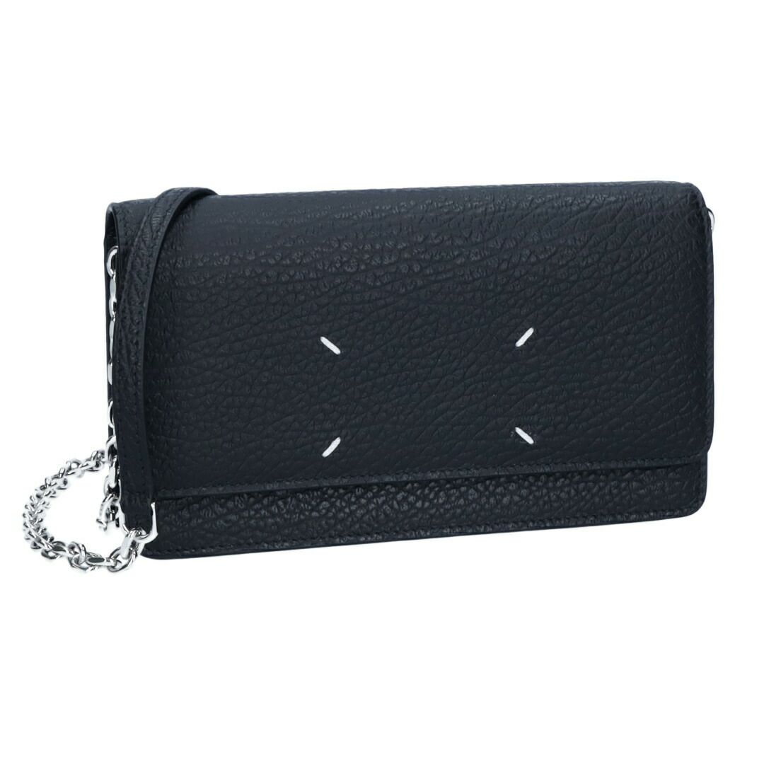 メゾンマルジェラ MAISON MARGIELA チェーンウォレット ショルダーバッグ 4ステッチ SA3UI0008 P4455 ブラック(T8013 BLACK)
