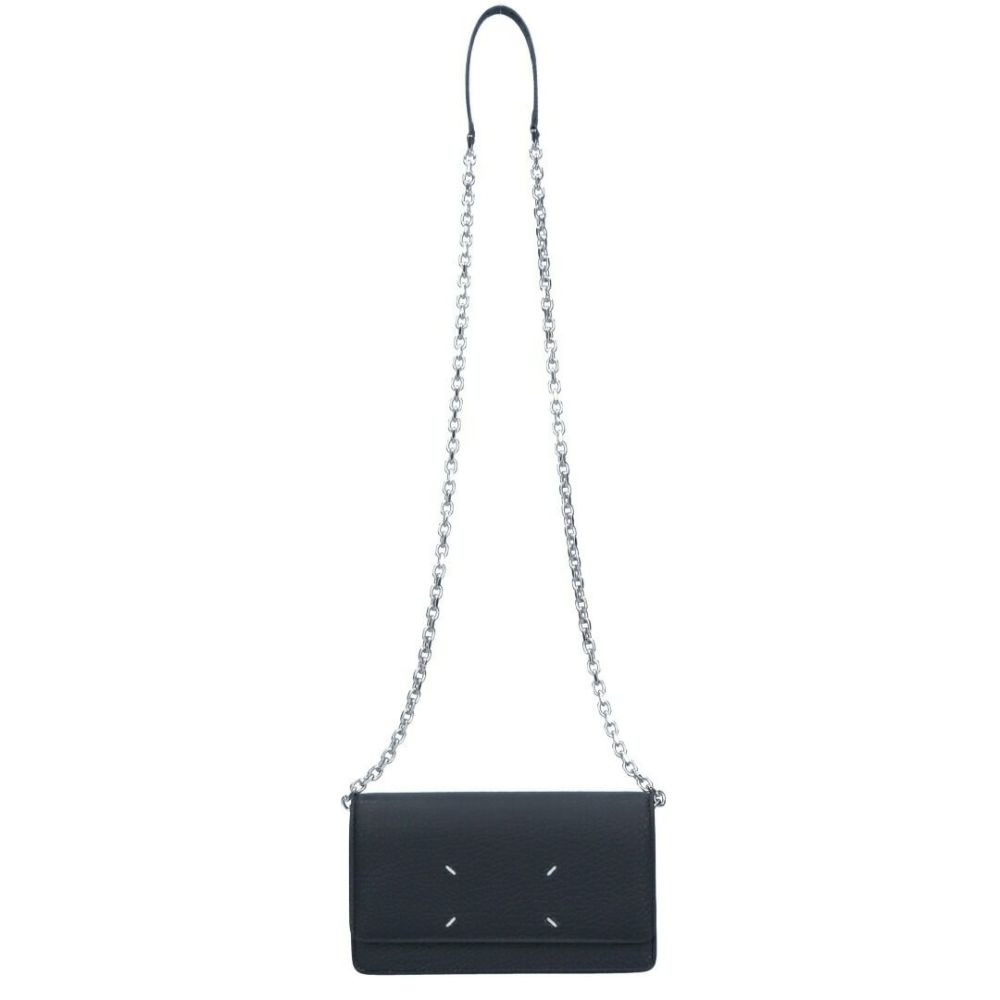 メゾンマルジェラ MAISON MARGIELA チェーンウォレット ショルダーバッグ 4ステッチ SA3UI0008 P4455 ブラック(T8013 BLACK)