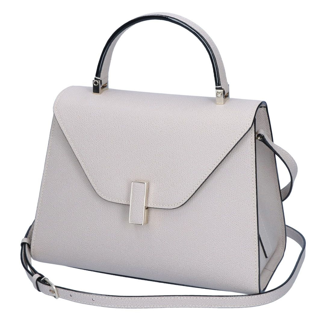 ヴァレクストラ VALEXTRA 2WAYバッグ 【ISIDE：イジィデ】 WBES0056 028 LOC 99 PD (V5E56 028 00PD OC) グレー系(NUDE) ミディアム 【お取り寄せ】