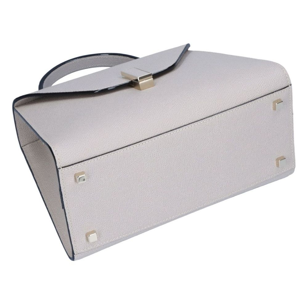 ヴァレクストラ VALEXTRA 2WAYバッグ 【ISIDE：イジィデ】 WBES0056 028 LOC 99 PD (V5E56 028 00PD OC) グレー系(NUDE) ミディアム 【お取り寄せ】