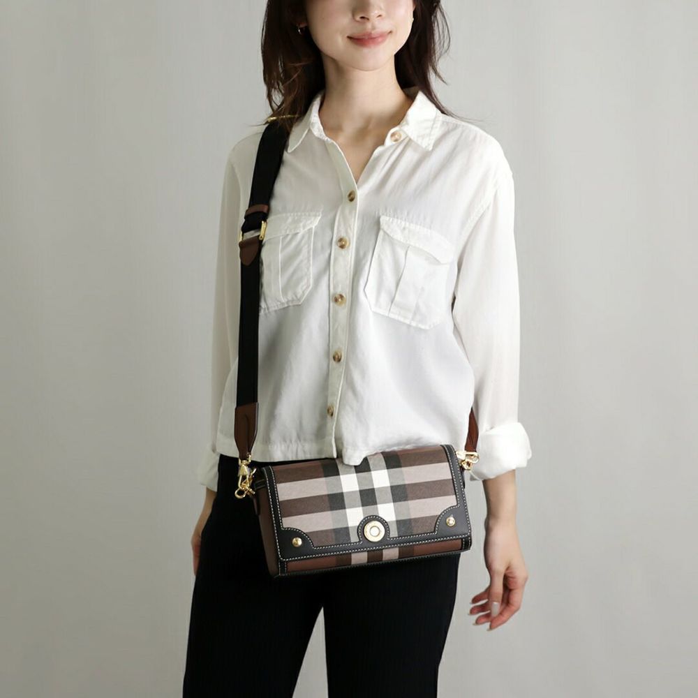 バーバリー BURBERRY 2WAYバッグ 8066167 DARK BIRCH BROWN 【お取り寄せ】