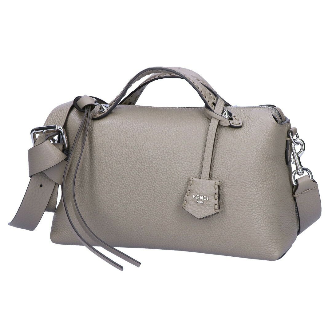 フェンディ FENDI 2WAYバッグ 【BY THE WAY：バイザウェイ】セレリア 8BL155 ASU2 F04Y9 ミディアム グレー 192目の手縫いステッチ入り