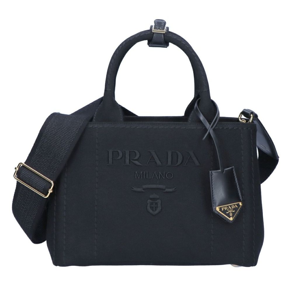 プラダ PRADA 2WAYバッグ CANAPA RICAMO カナパ 1BG464 2CYA 8OM F0002 NERO