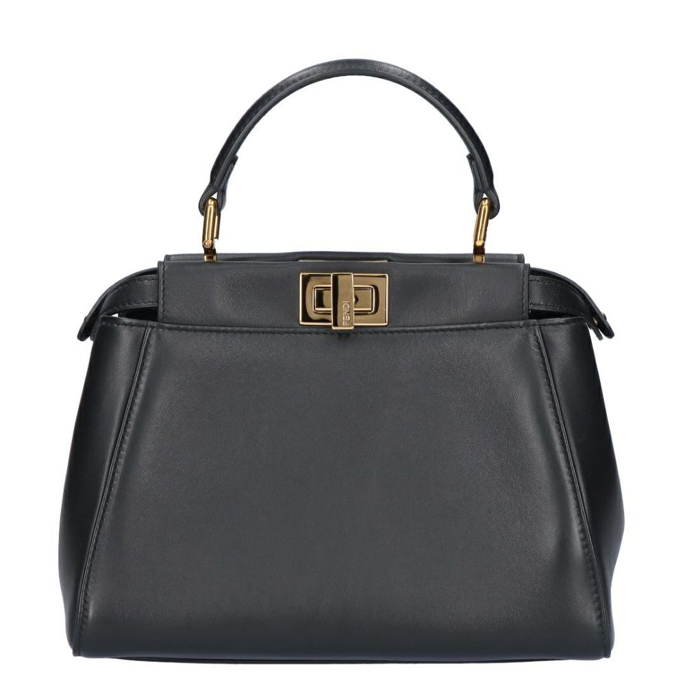 フェンディ FENDI 2WAYバッグ ピーカブー ミニ 8BN244 AD6G F0KUR NERO+ORO SO 【お取り寄せ】