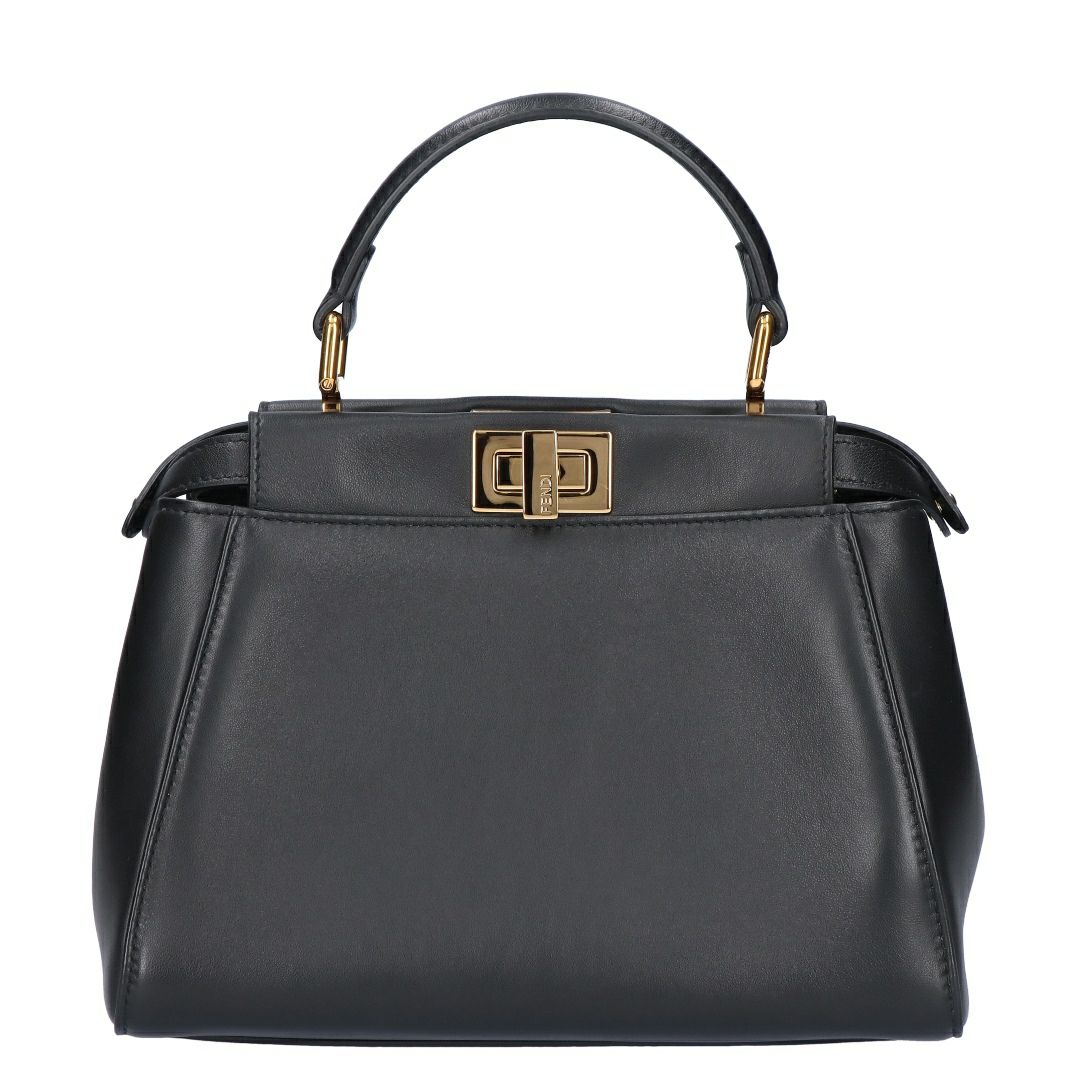 フェンディ FENDI 2WAYバッグ ピーカブー ミニ 8BN244 AD6G F0KUR NERO+ORO SO 【お取り寄せ】