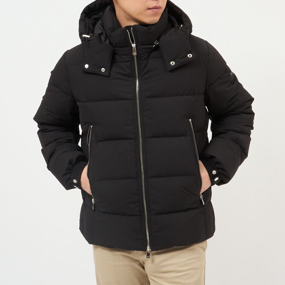 タトラス TATRAS メンズ ダウンジャケット フルジップ フーディ DINANDO ディナンド MJXA0035013588 01BLACK