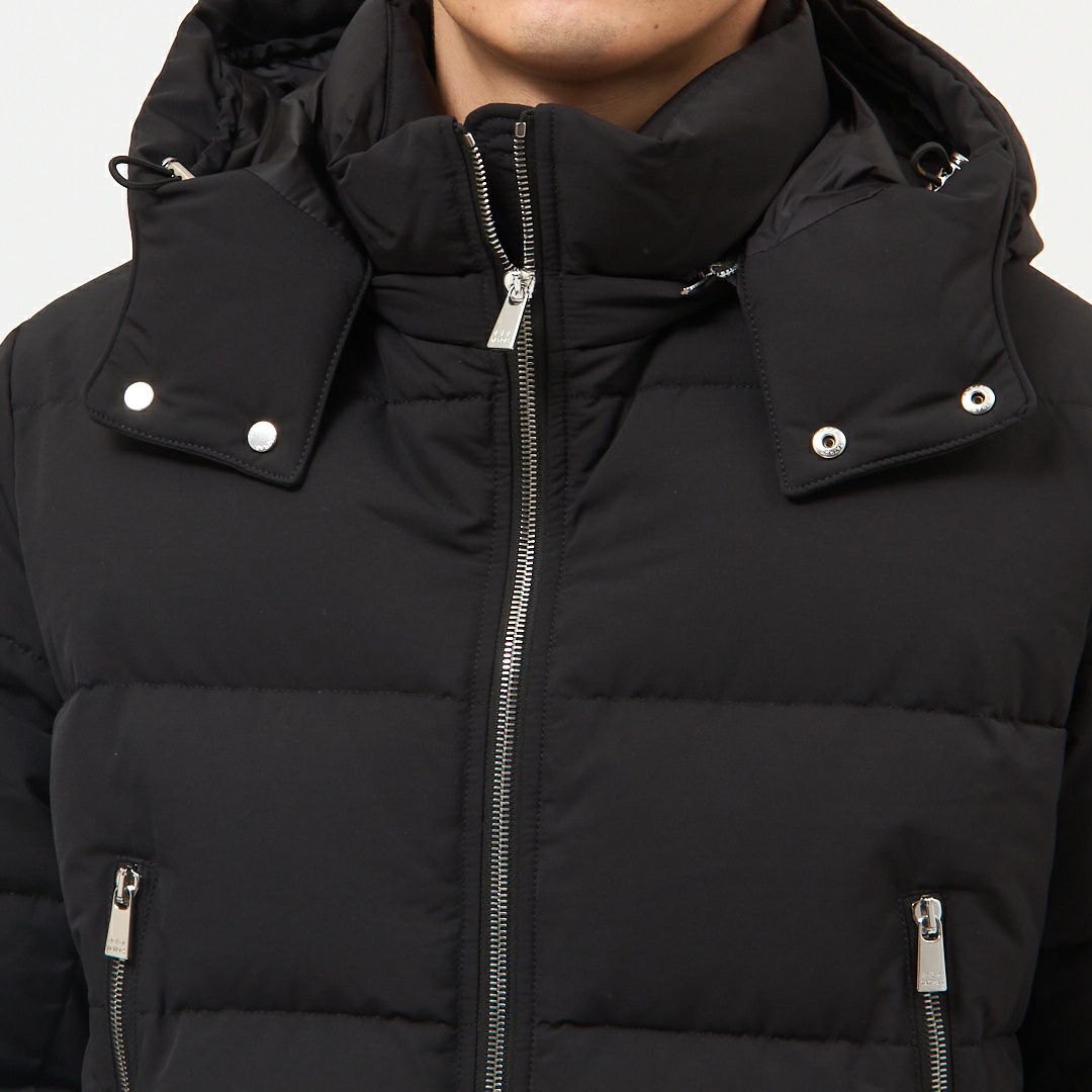タトラス TATRAS メンズ ダウンジャケット フルジップ フーディ DINANDO ディナンド MJXA0035013588 01BLACK