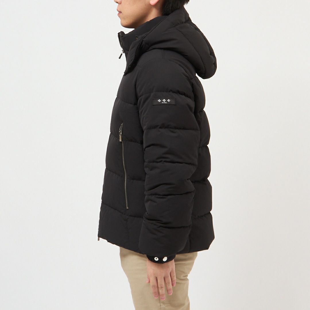 タトラス TATRAS メンズ ダウンジャケット フルジップ フーディ DINANDO ディナンド MJXA0035013588 01BLACK