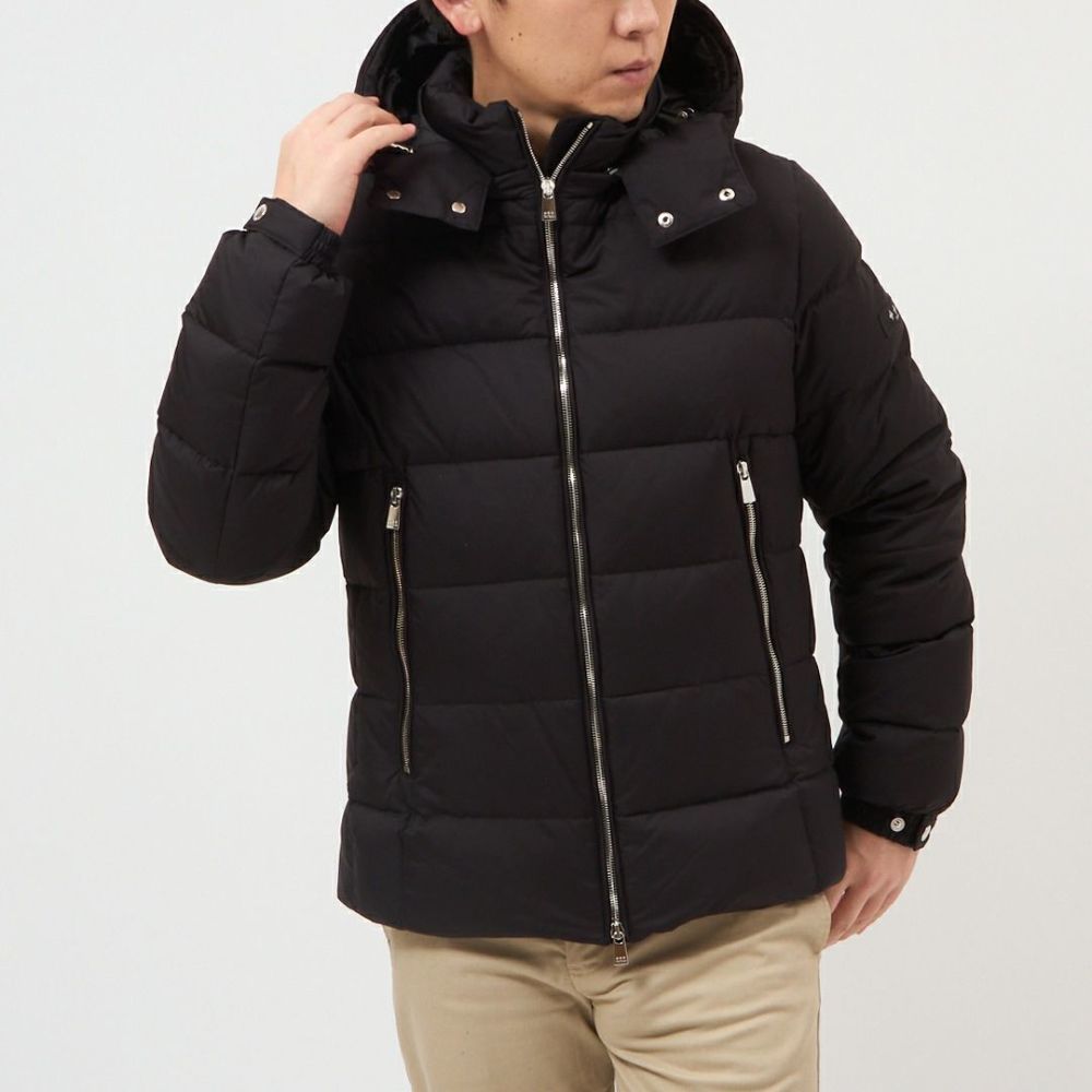 タトラス TATRAS メンズ ダウンジャケット フルジップ フーディ ENRI エンリ MJXA0019013588 01BLACK
