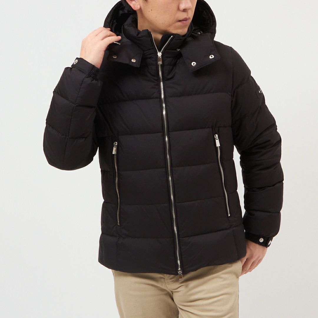 タトラス TATRAS メンズ ダウンジャケット フルジップ フーディ ENRI エンリ MJXA0019013588 01BLACK
