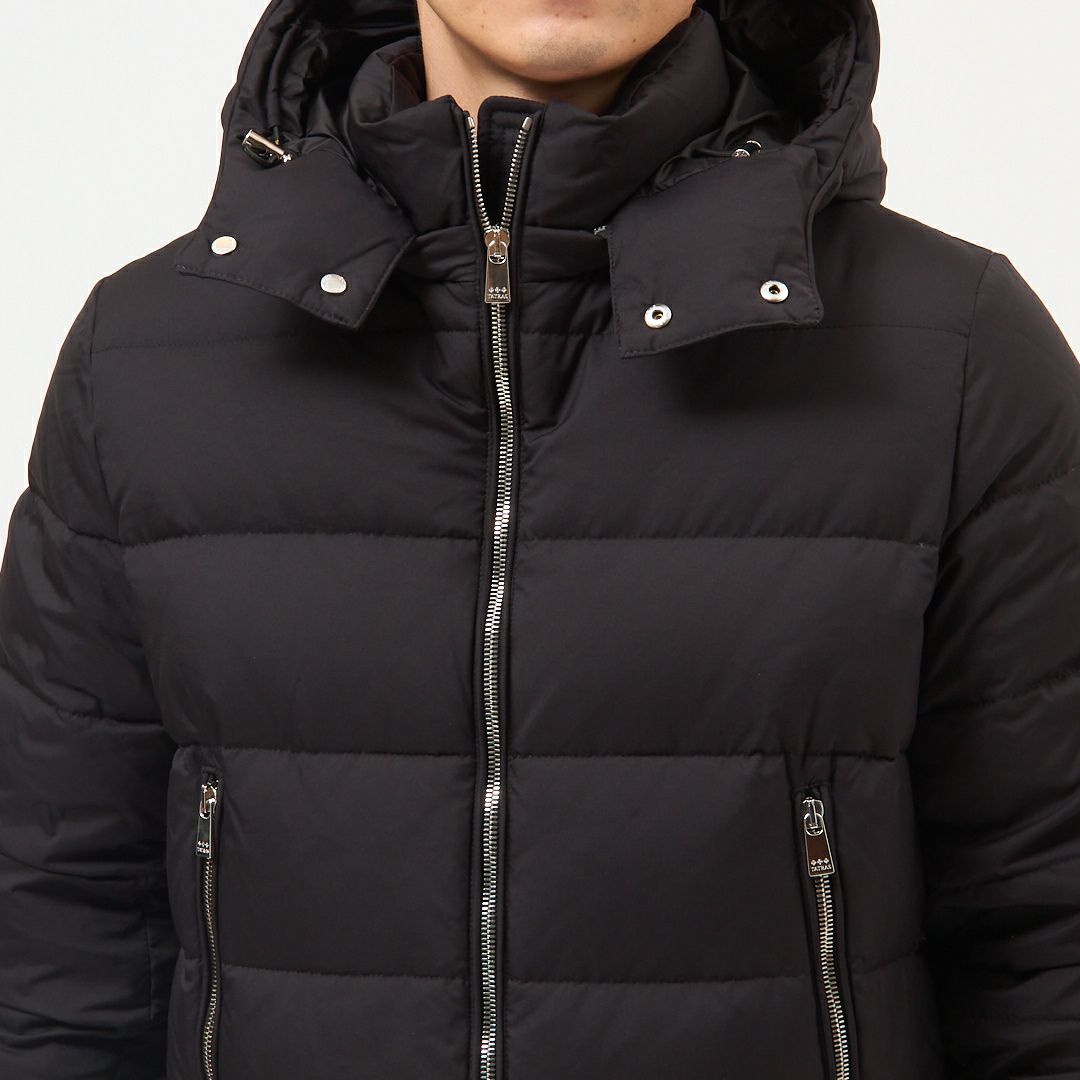 タトラス TATRAS メンズ ダウンジャケット フルジップ フーディ ENRI エンリ MJXA0019013588 01BLACK