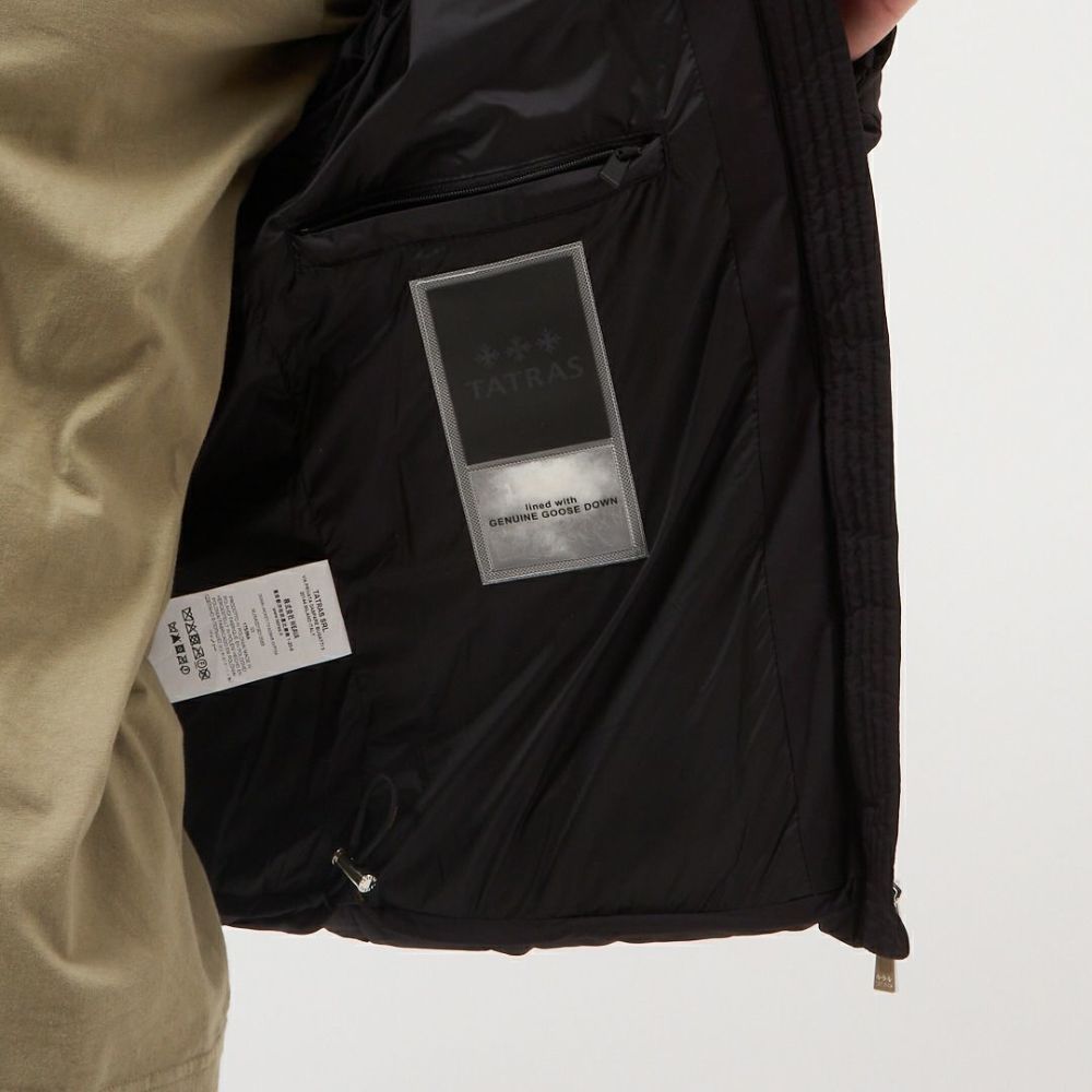タトラス TATRAS メンズ ダウンジャケット フルジップ フーディ ENRI エンリ MJXA0019013588 01BLACK