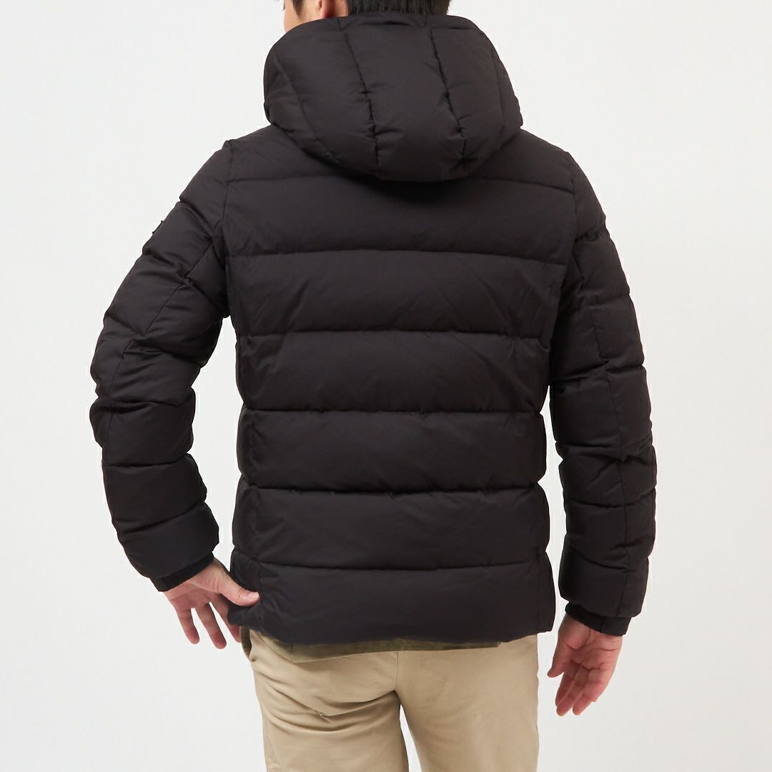 タトラス TATRAS メンズ ダウンジャケット フルジップ フーディ ENRI エンリ MJXA0019013588 01BLACK