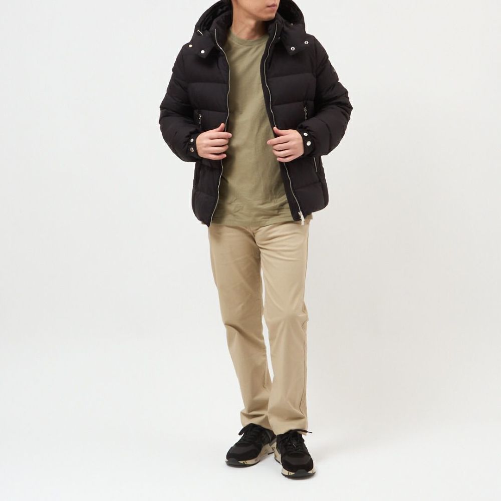 タトラス TATRAS メンズ ダウンジャケット フルジップ フーディ ENRI エンリ MJXA0019013588 01BLACK