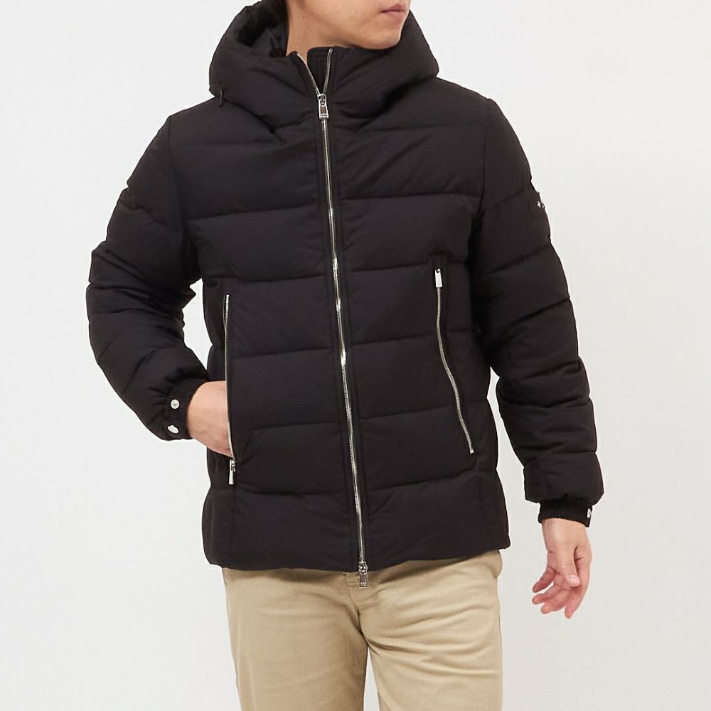 タトラス TATRAS メンズ ダウンジャケット フルジップ フーディ CIZIO シツィオ MJXA0017013588 01BLACK