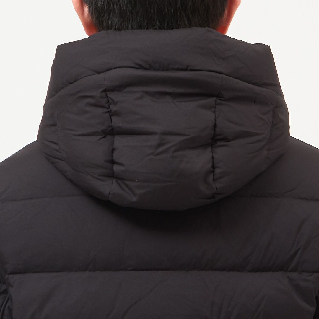 タトラス TATRAS メンズ ダウンジャケット フルジップ フーディ CIZIO シツィオ MJXA0017013588 01BLACK