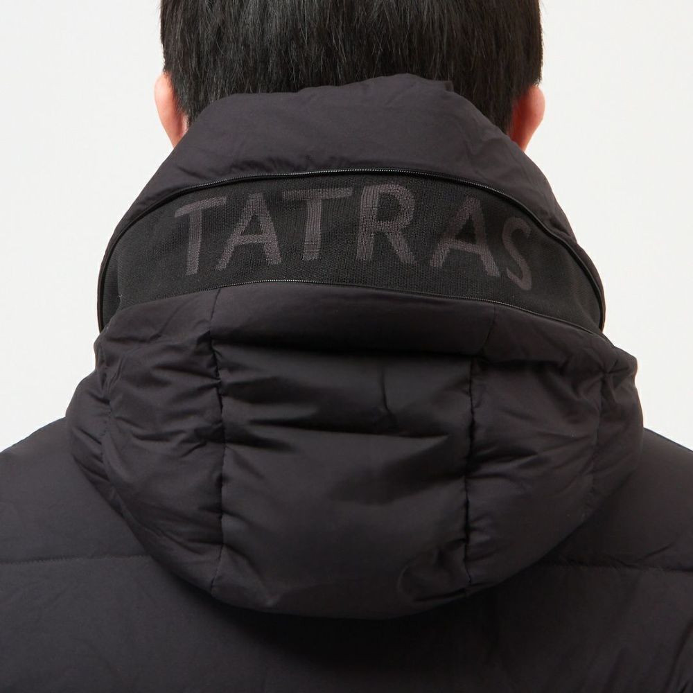 タトラス TATRAS メンズ ダウンジャケット フルジップ フーディ CIZIO シツィオ MJXA0017013588 01BLACK