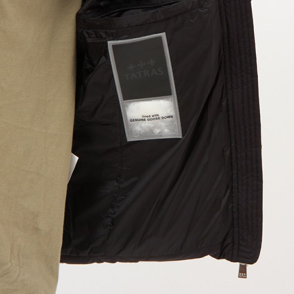 タトラス TATRAS メンズ ダウンジャケット フルジップ フーディ CIZIO シツィオ MJXA0017013588 01BLACK