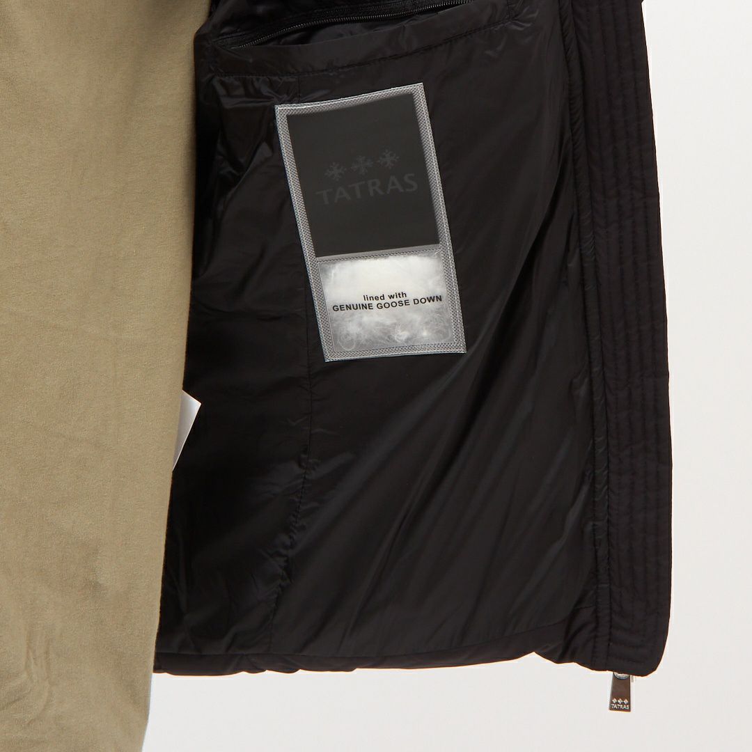 タトラス TATRAS メンズ ダウンジャケット フルジップ フーディ CIZIO シツィオ MJXA0017013588 01BLACK