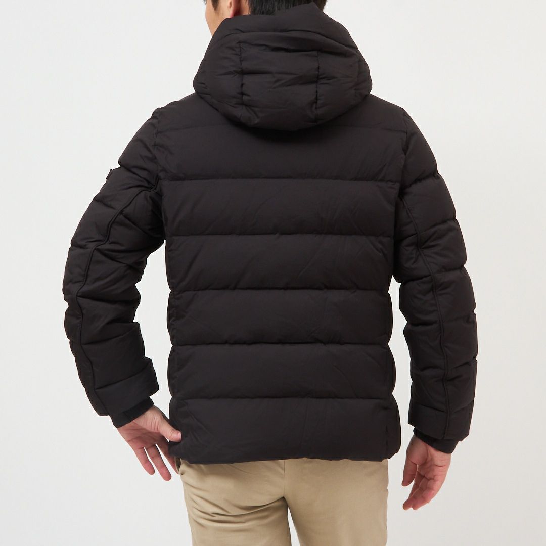 タトラス TATRAS メンズ ダウンジャケット フルジップ フーディ CIZIO シツィオ MJXA0017013588 01BLACK