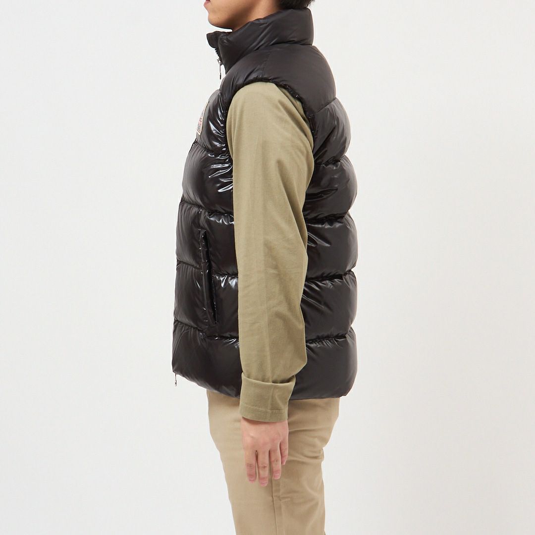 ピレネックス PYRENEX メンズダウンベスト メンズアウター ダウンブルゾン ジレ フルジップ JOHN VEST DOWN HUY021 P0009 BLACK