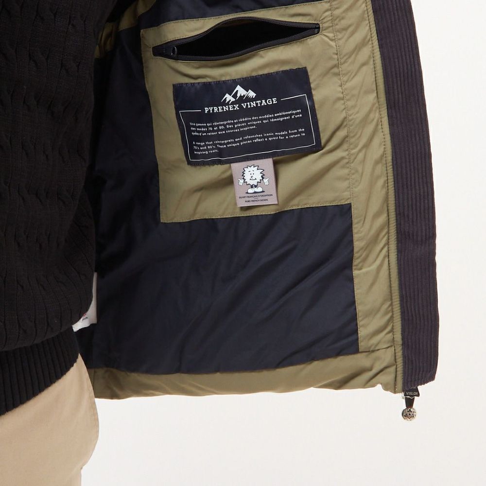 ピレネックス PYRENEX メンズ ダウンベスト RETRO JOHN HUY012P MERMAID