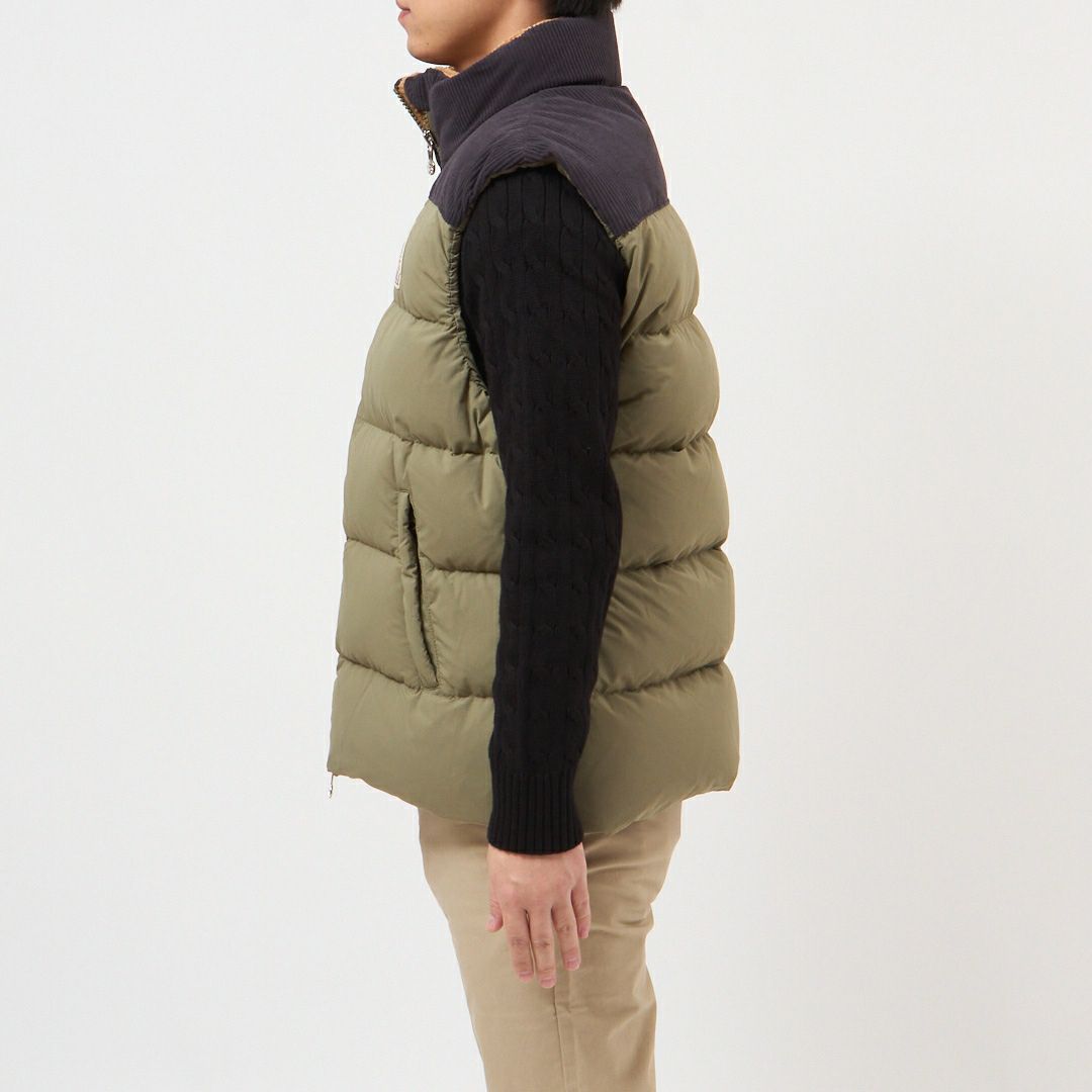 ピレネックス PYRENEX メンズ ダウンベスト RETRO JOHN HUY012P MERMAID