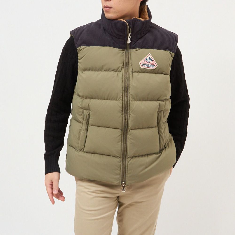 ピレネックス PYRENEX メンズ ダウンベスト RETRO JOHN HUY012P MERMAID