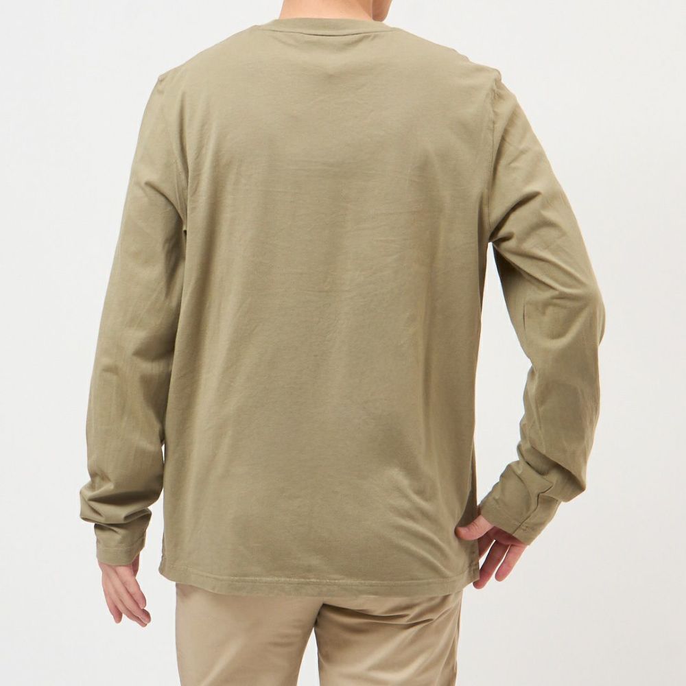 メゾンキツネ MAISON KITSUNE メンズ 長袖 Tシャツ フォックスヘッド レギュラー ロングスリーブ Tシャツ PM00118KJ7026 P131 LAUREL GREEN